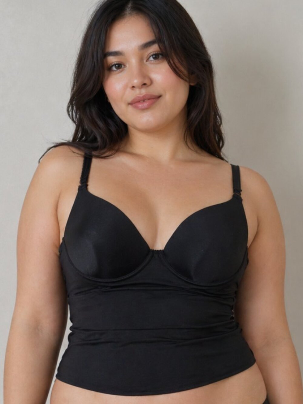 Vogue Desous Lingerie Sz M Camisole Bustier Shapewear Sleek Smoothing Liftwear